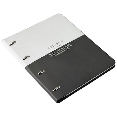 Тетрадь «Believe», А4, 120 листов в клетку, айвори полоса, на кольцах, сменный блок - фото 3