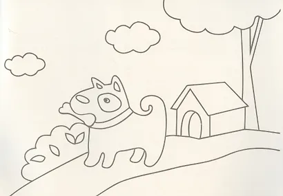 Альбом для рисования Каляка-Маляка, А4, 20 листов, на скрепке, с раскраской - фото 3