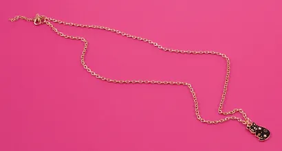 Кулон Котик эзотерика (черный) (металл) (3х1,3) (12-Kainli-K6) (Lafilaf) - фото 4