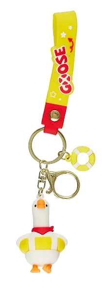 Брелок Гусь с надувным кругом (ПВХ) (6см) в ассортименте - фото 1