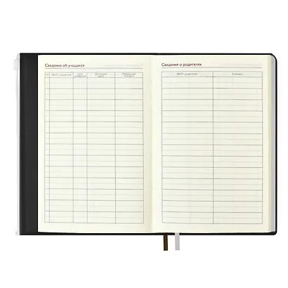 Ежегодник учителя А6+ 256л 125*178мм "ПВХ" бронзовый, мягкий переплет, шелкогр, вставной тонир.блок, ляссе - фото 11