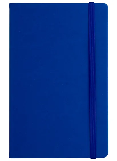 Книга для записей А5 96л тчк. "Joy Book. Синее озеро" иск.кожа, тонир.блок, скругл.углы, ляссе, резинка, карман на задн.форзаце - фото 2