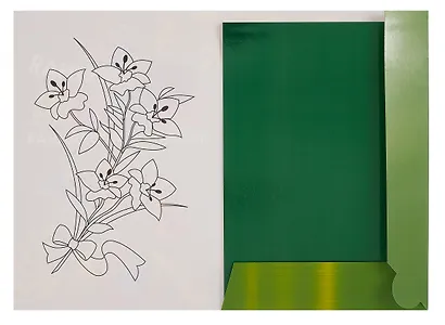 Бумага цветная 05цв 05л А4 "Прикольные улитки" фольга, в папке - фото 2