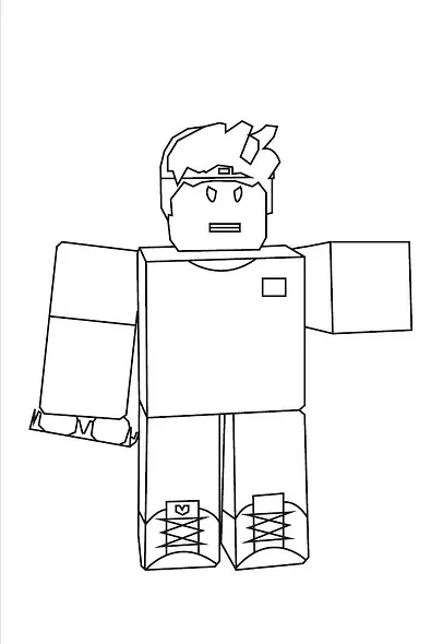 Раскраска для детей Роблокс - фото 6
