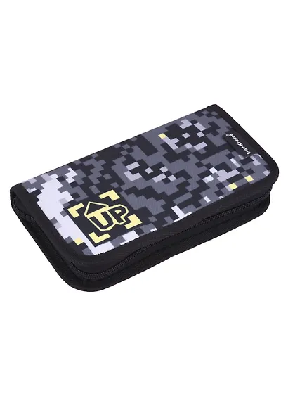 Пенал 1отд. "Pixel Game" с наполнением, 110*205*25, полиэстер, ErichKrause - фото 1