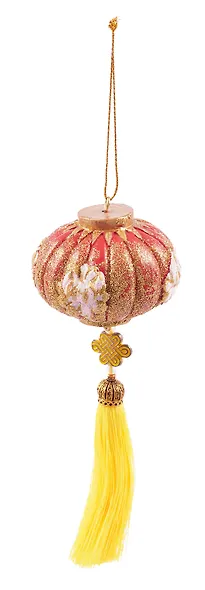 Новогоднее подвесное украшение Восточный фонарик (полирезина) (13,5x5,5) - фото 2