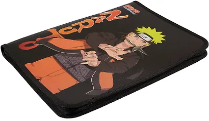 Папка для тетрадей А4 "Naruto" 32,5*23*2,5, пластик, молния с трех сторон - фото 4