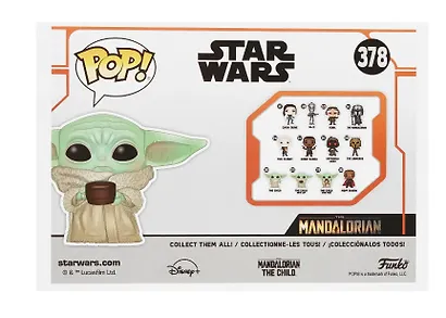Фигурка Funko POP! Star Wars: Mandalorian The Child w/cup, FNK49933 - фото 4