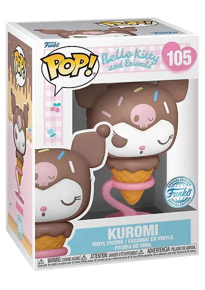 Фигурка Funko POP! Hello Kitty And Friends Kuromi (Ice Cream Cone) (Exc) (105) 84492 - фото 2