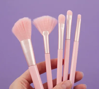 Набор кистей для макияжа Градиент (5 штук) (латунь), Lafilaf - фото 8