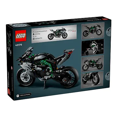 42170 Конструктор детский LEGO Technic Мотоцикл Ninja H2R, 643 деталей, возраст 10+ - фото 3