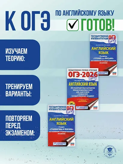 ОГЭ. Английский язык. Раздел «Чтение» и «Письмо» на основном государственном экзамене - фото 9