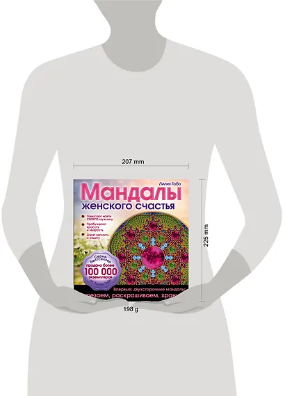 Мандалы женского счастья (раскраска) - фото 4