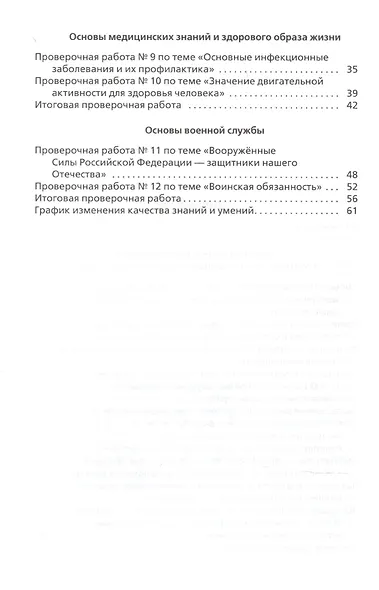 Основы безопасности жизнедеятельности. Тетрадь для оценки качества знаний к учебнику В.Н. Латчука, В.В. Маркова, С.К. Миронова. Базовый уровень. 10 класс - фото 3
