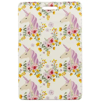 Чехол для карточек Единороги с цветами (ДК2017-110) - фото 1