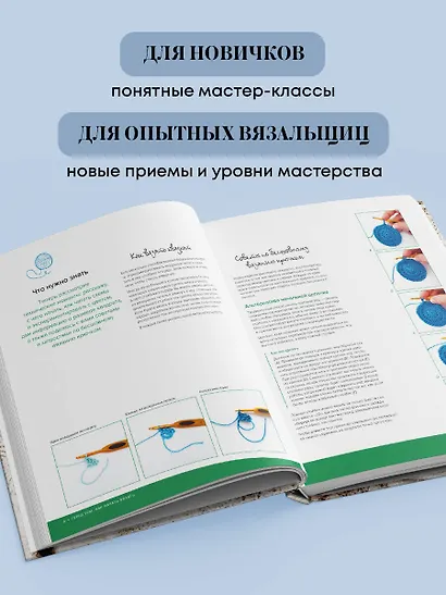 Бабушкин квадрат на новый лад. 50 трендовых авторских узоров для вязания крючком. 11 стильных идей для дома и гардероба - фото 7