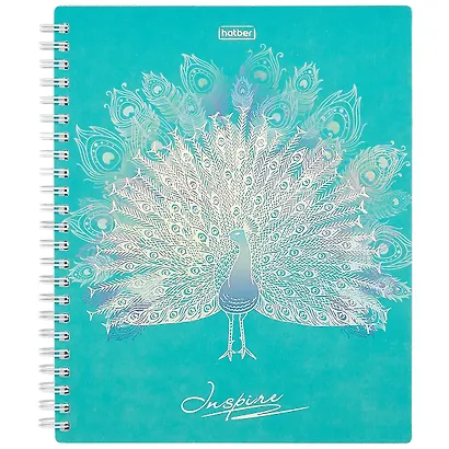 Тетрадь в клетку Hatber, "Вдохновение", 96 листов, в ассортименте - фото 1