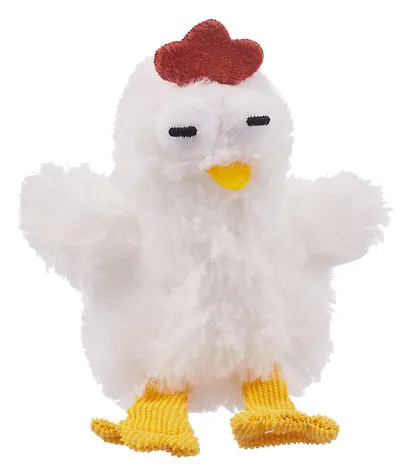 Брелок Курочка белая (текстиль) (12см) (12-110825-Z2) - фото 2