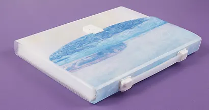 Портфель А4 12отд. "Клод Моне. Прогулка по скалам", ассорти - фото 7