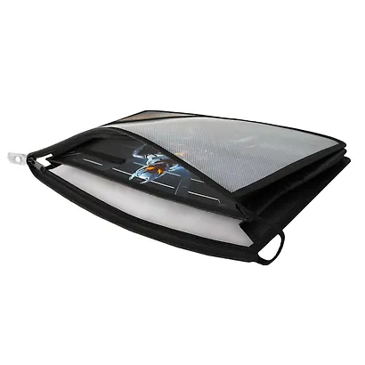 Папка для труда А4 "Огненный робот" 33*23 см пластик, молния - фото 3