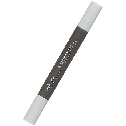 Маркер художественный "Сонет" холодный серый 2, двухсторон., тонк. и широк.долото, Сонет - фото 1