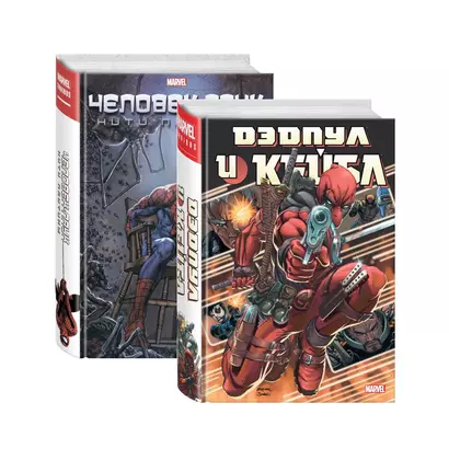 Комплект комиксов "Дэдпул и Кейбл и Человек-Паук: Нити Паутины" - фото 1