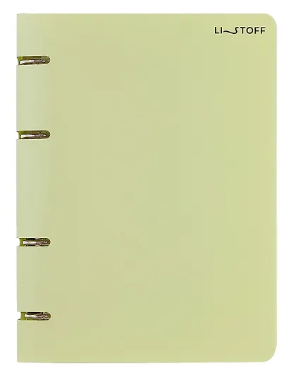 Тетрадь 80 листов, клетка, "Foliage" на кольцах - фото 1