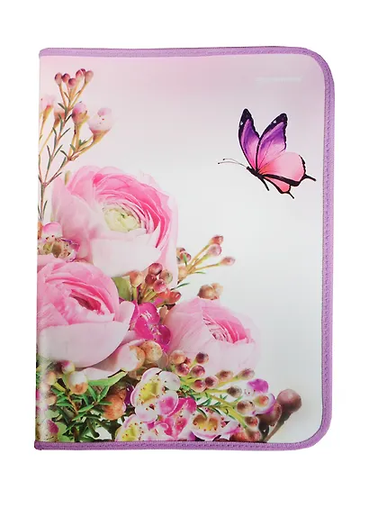 Папка для труда А4 "Для девочек" на молнии, в ассортименте, schoolФОРМАТ - фото 1