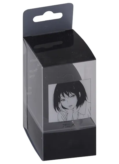 Спонж для макияжа Аниме Девушка (Дзё) (черный) (6 см) - фото 1