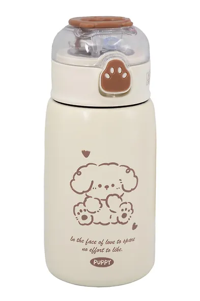 Термобутылка Kawaii Собачка (пластик/металл) (400мл) (12-7598-202510-STB-19) - фото 1