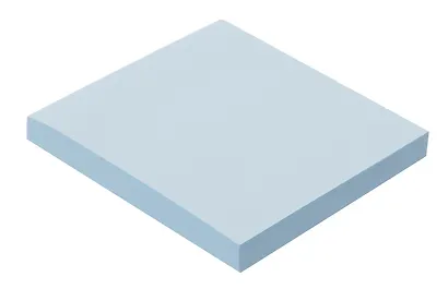 Блок бумаги 76*76 самоклеящийся "Attomex" голубой, 100 листов - фото 2