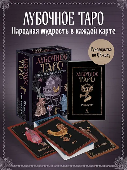 Лубочное Таро. 78 карт в русском стиле и инструкция по QR-коду - фото 4
