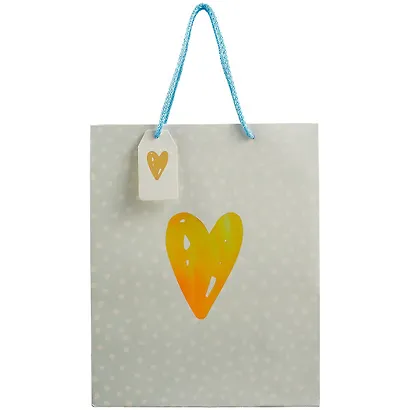 Пакет А4 32*26*13 Golden Hearts жен., бум.мат.ламинат, ассорти - фото 2