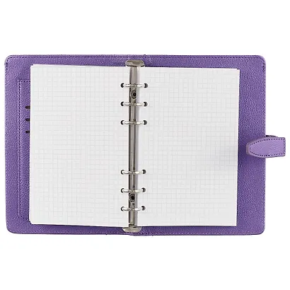 Ежедневник Escalada «Наппа», фиолетовый металлик, 160 листов, А6+ - фото 5