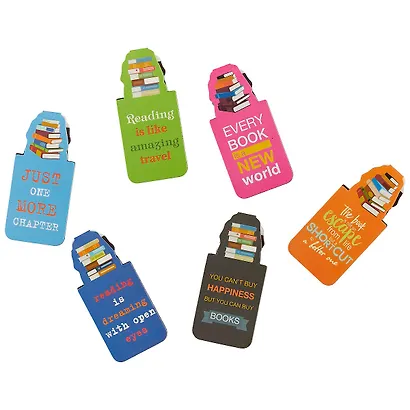 Магнитные закладки «Book lover», 6 штук - фото 2