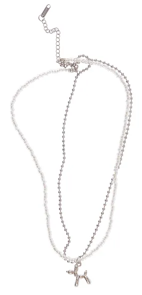 Кулон Собачка (латунь) (12-253004-С1) (Lafilaf) - фото 3