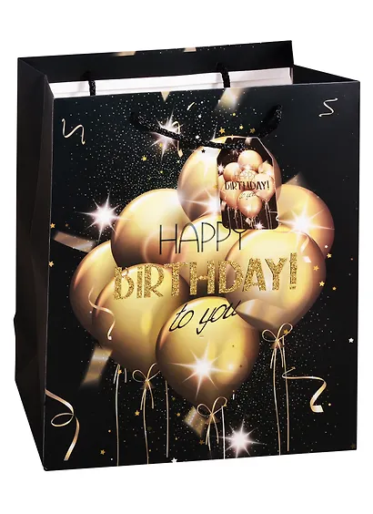 Пакет А4 32*26*13 Balloons жен., бум.мат.ламинат, ассорти - фото 3