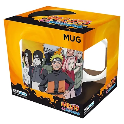 Кружка в подарочной упаковке Naruto Ninjas de Konoha (Наруто) (керамика) (320 мл) - фото 2