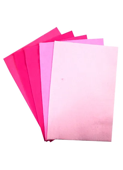 Фетр цветной A4 deVENTE Оттенки розового (8040687) (5 цв) (5 л) (толщина 2мм) (упаковка) - фото 2