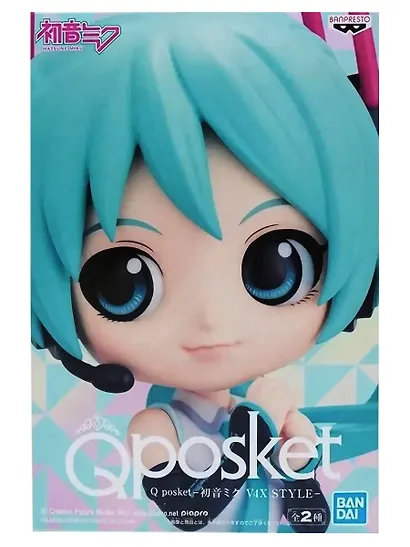 Фигурка Аниме Q Posket Hatsune Miku V4X A BP18911P (14см) (BNS1374) - фото 2
