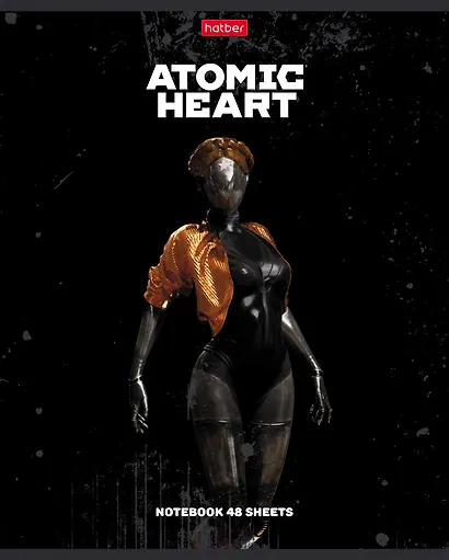 Тетрадь в клетку Hatber, "Atomic Heart 3", 48 листов, в ассортименте - фото 3
