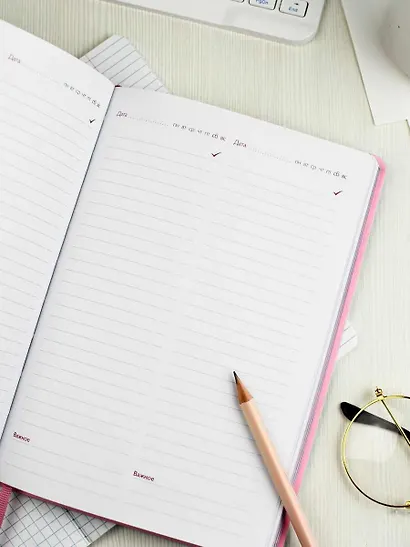 Ежедневник учителя А5 120л "ВЕСЕННИЙ ГОРОД" кожзам, ляссе - фото 10