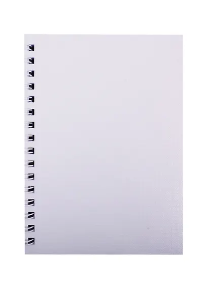 Записная книжка А6 80л кл. "METALLIC" обл. бел.бумвинил, гребень - фото 1