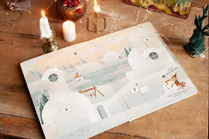 С Новым годом! Большая книга-адвент с окошками - фото 5