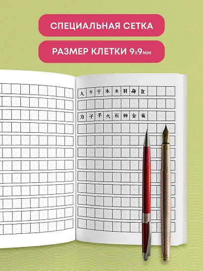 Тетрадь для иероглифов (Азиатская лапша) - фото 5