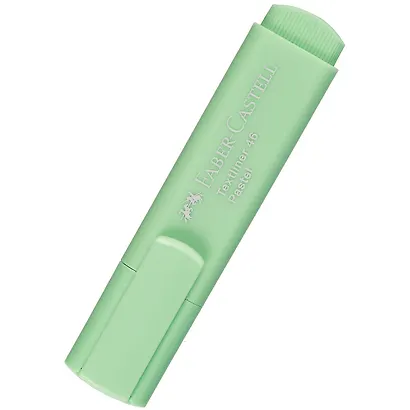 Текстовыделитель Faber-Castell, 46 Pastel, светло-зеленый 1-5 мм - фото 1