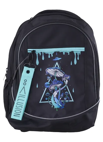 Рюкзак "STREET. Иллюзия" 42*30*20см, полиэстер, 3отд., 4 кармана, нагрудн.стяжка, светоотраж.элементы - фото 2