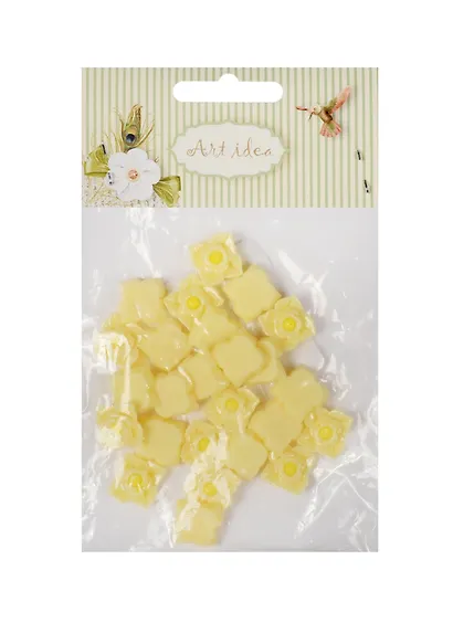 Цветок хризантема (В906) в пакете25 шт, экрю (11-08631-68) - фото 1