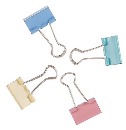 Зажимы для бумаг 10 штук, цветные, GoodMark - фото 2