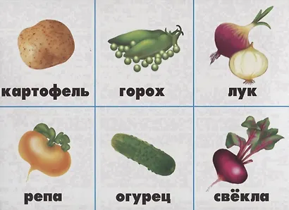 «Овощное лото». Игра с загадками про овощи - фото 2